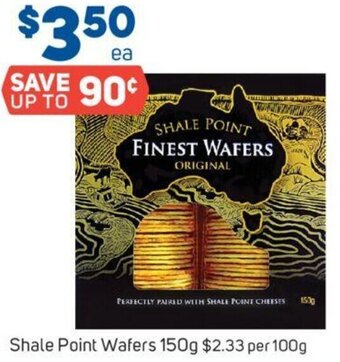 Foodland Shale Point Wafers 150g offer