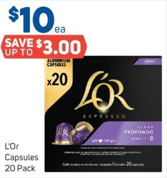 Foodland L'Or Capsules 20 Pack offer
