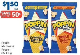 Foodland Poppin Microwave Popcorn 85-100g offer