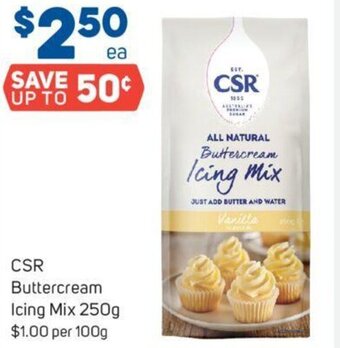 Foodland CSR Buttercream Icing Mix 250g offer