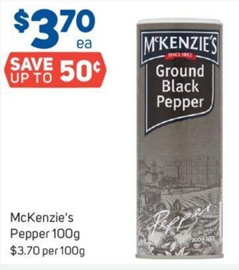 Foodland McKenzie's Pepper 100g offer