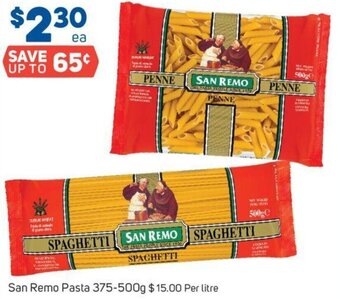 Foodland San Remo Pasta 375-500g offer