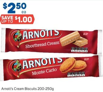 Foodland Arnott's Cream Biscuits 200-250g offer