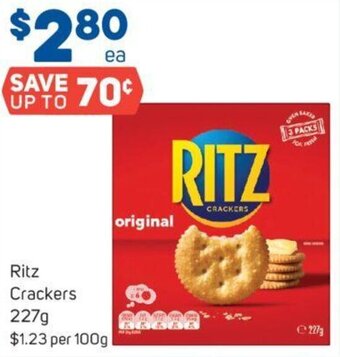 Foodland Ritz Crackers 227g offer