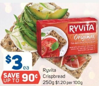 Foodland Ryvita Crispbread 250g offer