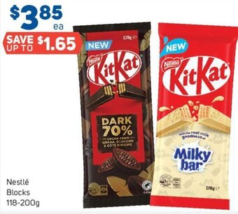 Foodland Nestlé Blocks 118-200g offer