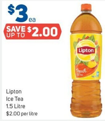 Foodland Lipton Ice Tea 1.5 Litre offer