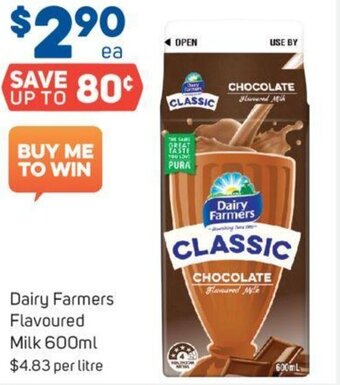 Foodland Dairy Farmers Flavoured Milk 600ml offer