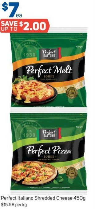 Foodland Perfect Italiano Shredded Cheese 450g offer