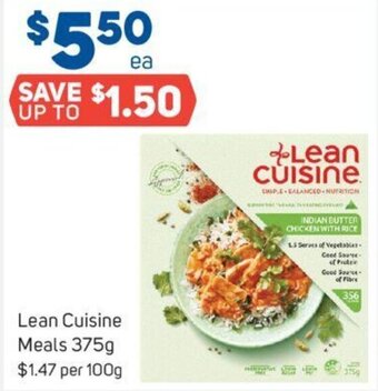 Foodland Lean Cuisine Meals 375g offer