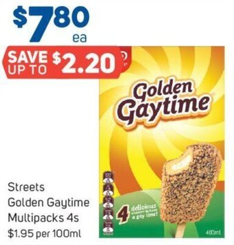 Foodland Streets Golden Gaytime Multipacks 4s offer