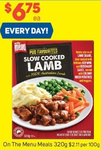 Foodland On The Menu Meals 320g offer