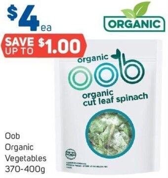 Foodland Oob Organic Vegetables 370-400g offer