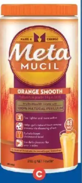 C. Metamucil Daily Fibre Supplement 48 Doses 283-528g