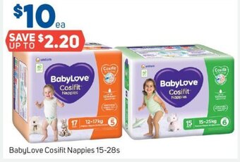 Foodland BabyLove Cosifit Nappies 15-28s offer