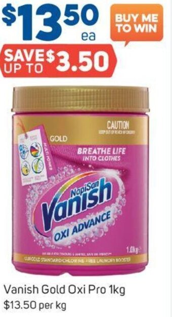 Foodland Vanish Gold Oxi Pro 1kg offer