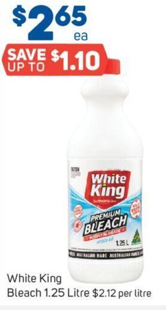 Foodland White King Bleach 1.25 Litre offer