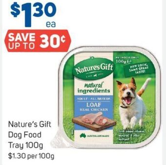 Foodland Nature's Gift Dog Food Tray 100g offer