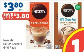 Foodland Nescafé Coffee Sachets 6-10 Pack offer
