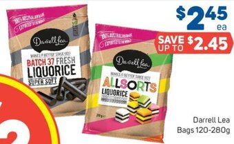 Foodland Darrell Lea Bags 120-280g offer