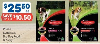 Foodland Purina Supercoat Dry Dog Food 6.7-7kg offer