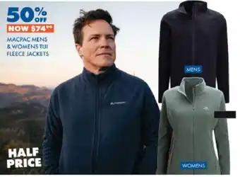 MACPAC MENS & WOMENS TUI FLEECE JACKETS