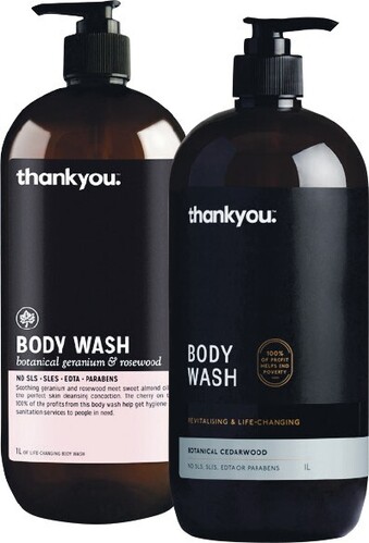 Woolworths Thankyou Body Wash 1 Litre offer