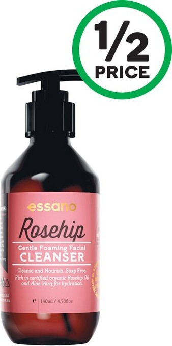 Woolworths Essano Rosehip Gentle Facial Cleanser 140ml offer