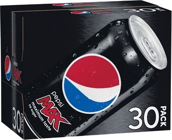 Woolworths Pepsi, Solo, Sunkist or Schweppes Lemonade Soft Drink Can Varieties 30 x 375ml offer