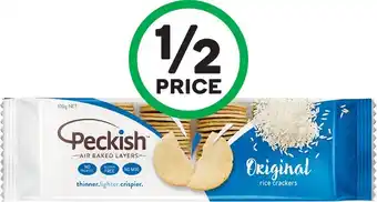 Woolworths Peckish Rice Crackers 100g offer