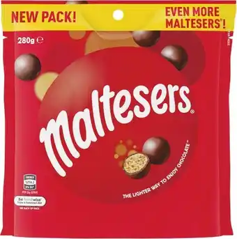 Mars Large M&Mu2019s, Maltesers, Pods or Skittles 280-380g