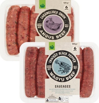Woolworths Woolworths Premium Butcher Style Sausage Varieties 500g offer