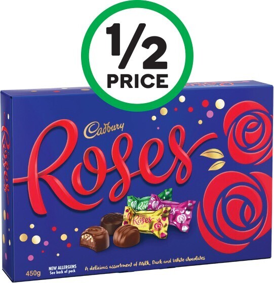 Cadbury Roses 450g offer at Woolworths