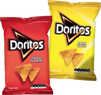 IGA Doritos Corn Chips 150-170g Selected Varieties offer