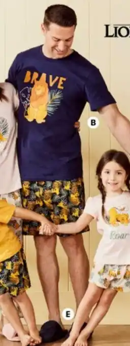 BIG W Lion King Pyjama Set Sizes S-4XL offer