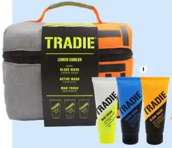 BIG W Tradie Lunch Box Cooler Bag 3-Pack Shower Gels 100ml offer