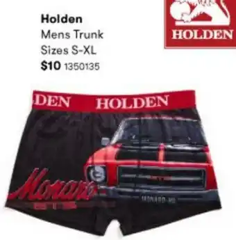 BIG W Holden Mens Trunk Sizes S-XL offer