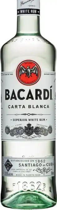 IGA Bacardi Superior White Rum 700mL offer