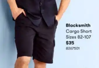 BIG W Blacksmith Cargo Short 82-107 offer