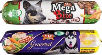 IGA V.I.P. Dog Food Roll 3kg Selected Varieties (From the Meat Dept) offer