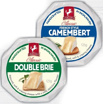 IGA Unicorn Camembert, Double or Triple Brie Cheese 125g offer