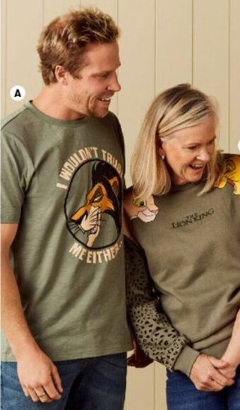 BIG W The Lion King Organic Cotton Tees S-3XL offer