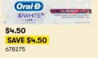 BIG W Oral-B 3D White offer