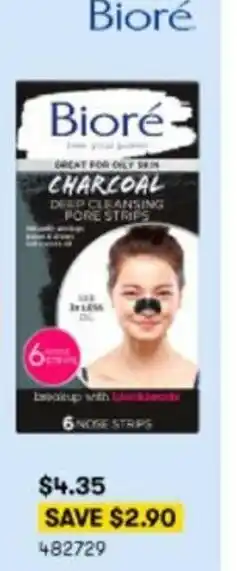 BIG W Bioré Charcoal offer