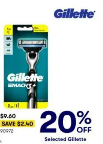BIG W Gillette Mach3+ offer
