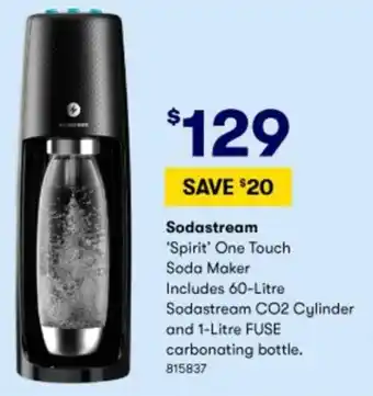 BIG W Sodastream Spirit offer