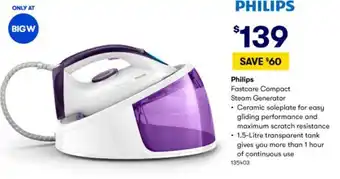 BIG W Philips Fastcare Compact offer