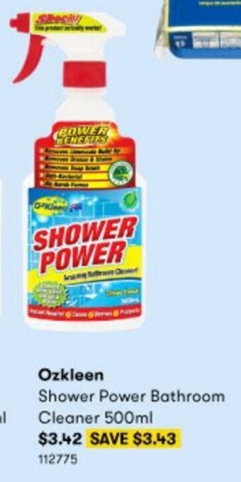 BIG W Ozkleen Shower Power Bathroom Cleaner 500ml offer