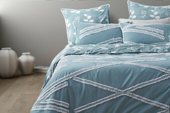 Spotlight 40% off Dri Glo Logan Quilt Cover Set offer