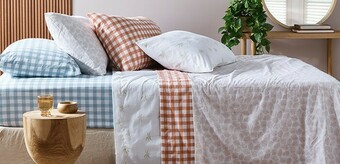 Spotlight Koo Printed Washed Cotton Sheet Sets offer